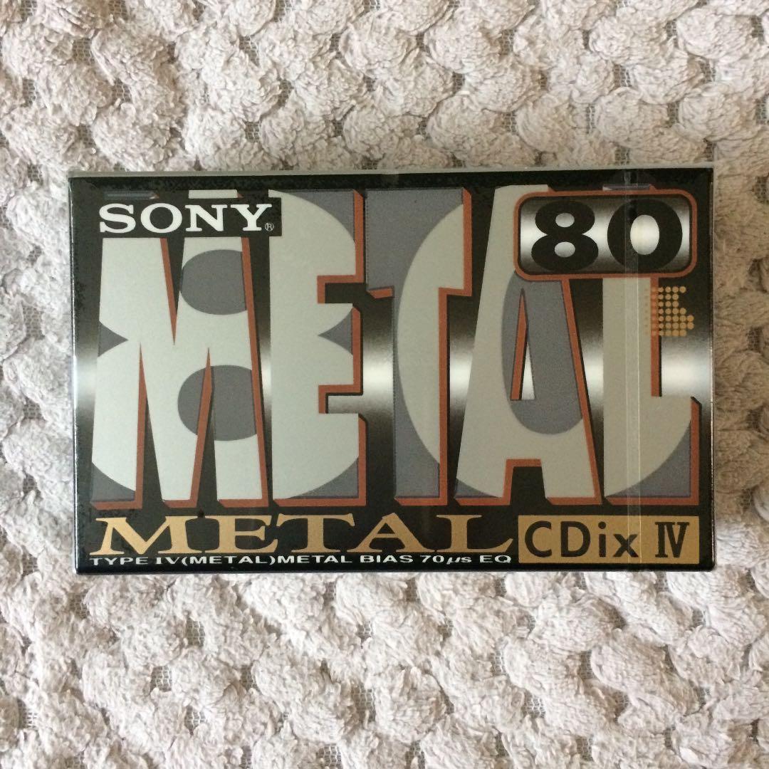 2本パック【日本製メタル】SONY 2C-80CDX4A カセットテープ