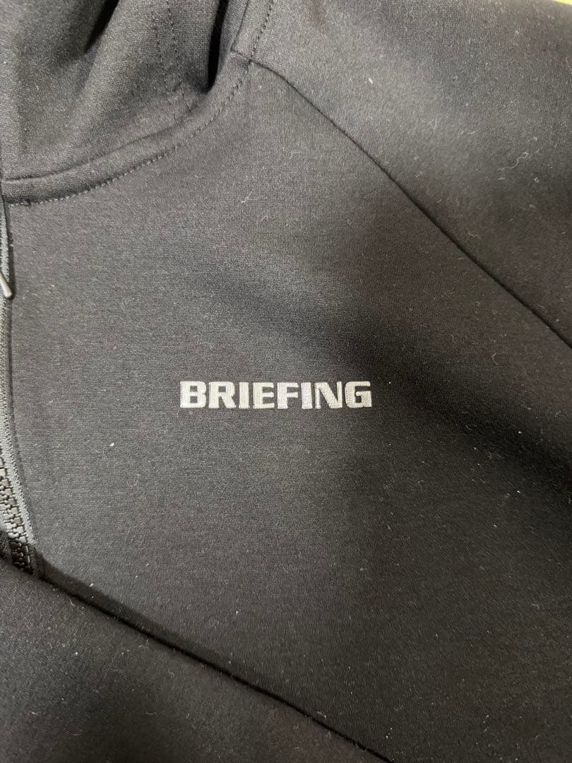 着用1回！ほぼ新品！BRIEFING GOLF フード付ジャケット ブラック L