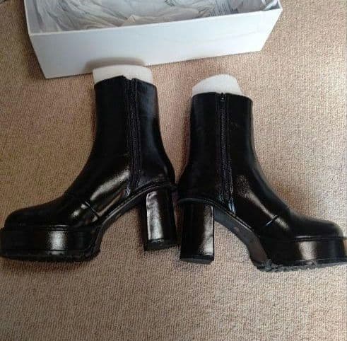 雪*ご様 Ameri Vintage レディシャークソールブーツ　厚底