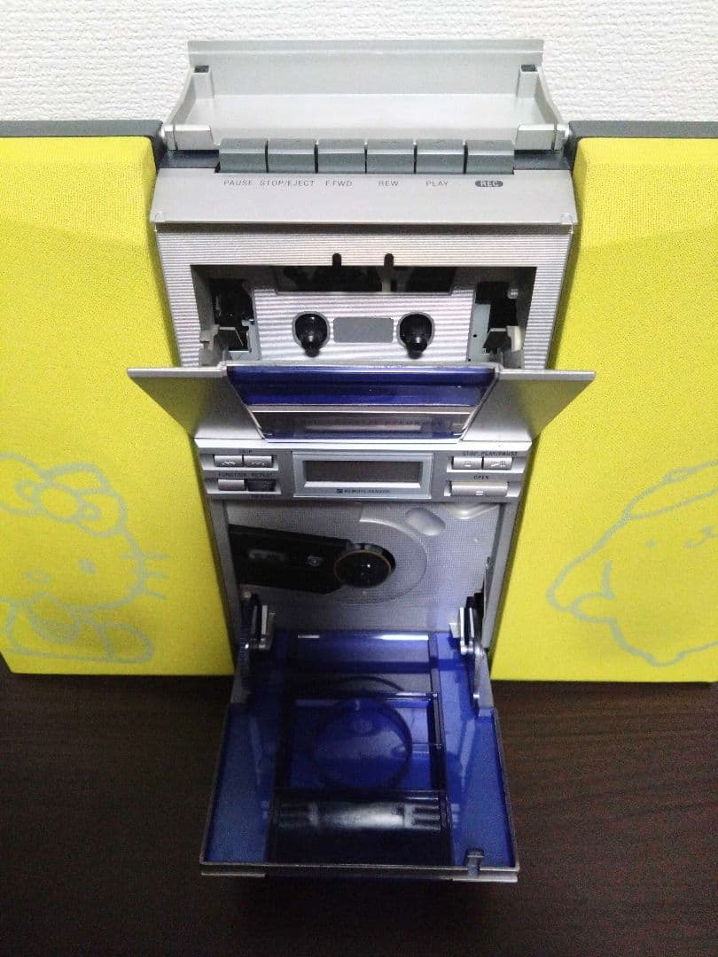 【希少】99年製 フラットCDコンポ ハローキティ ポムポムプリン サンリオ