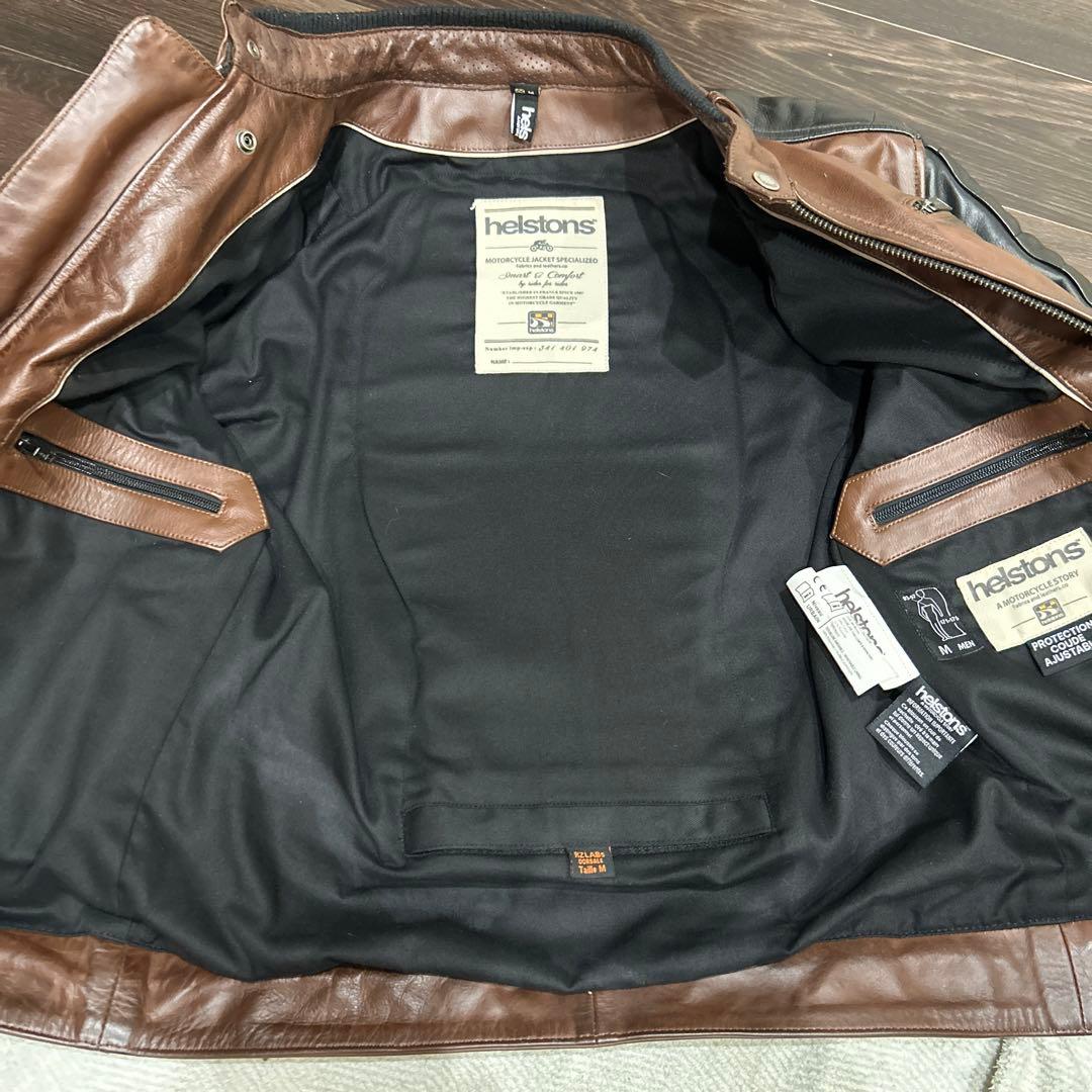 helstons レザーライダースジャケット M 中古品
