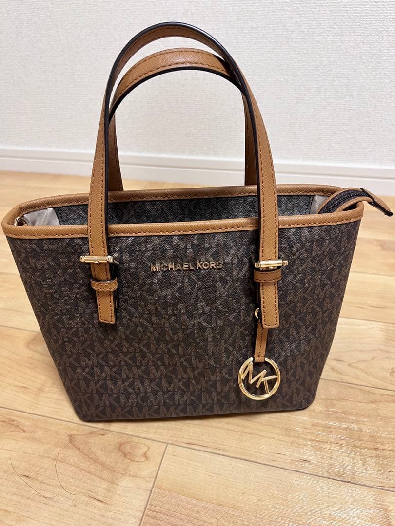 MICHAEL KORS ロゴ入りミニトートバッグ