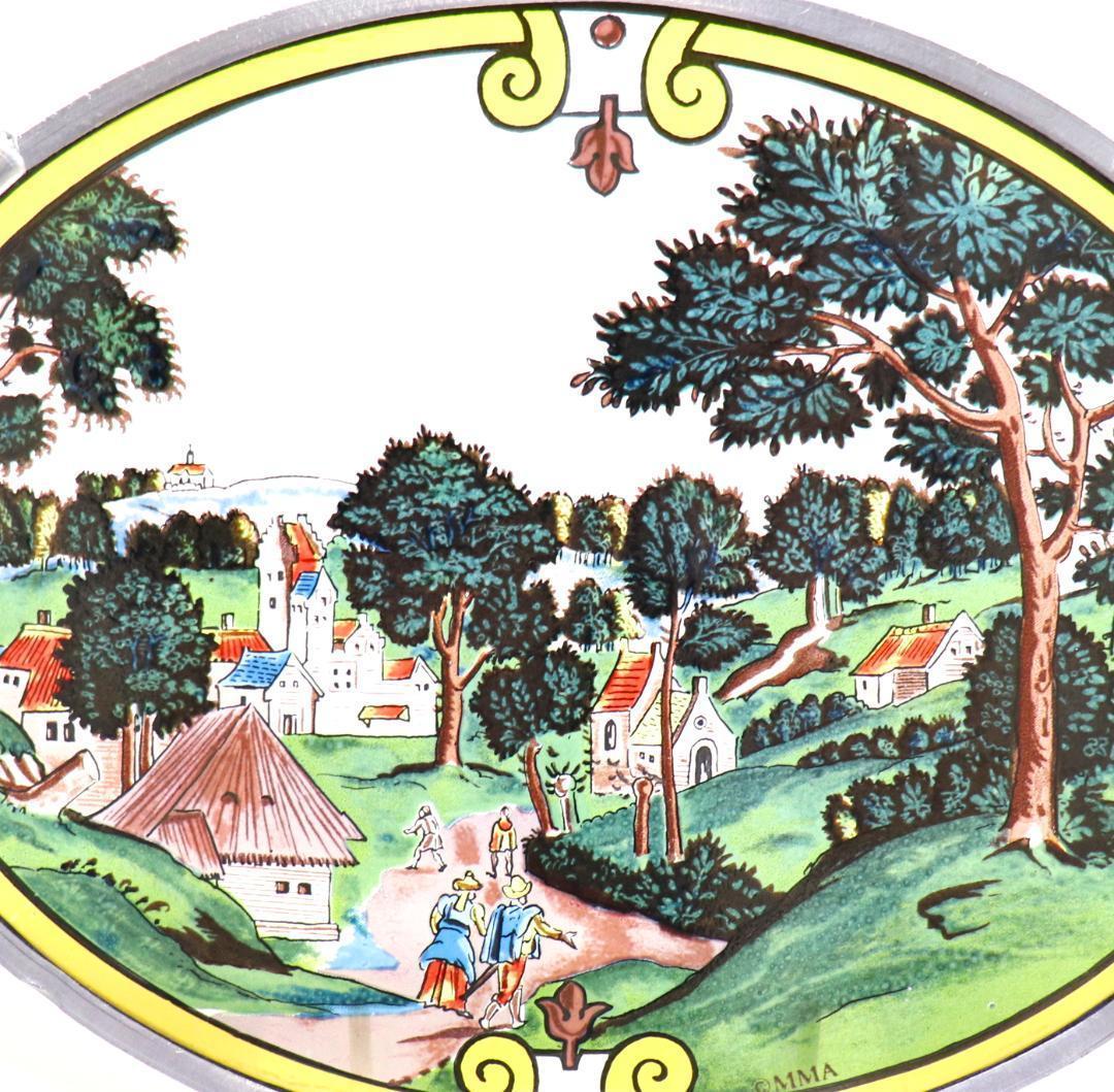 メトロポリタン美術館 街の風景 ヴィンテージ ステンドグラス