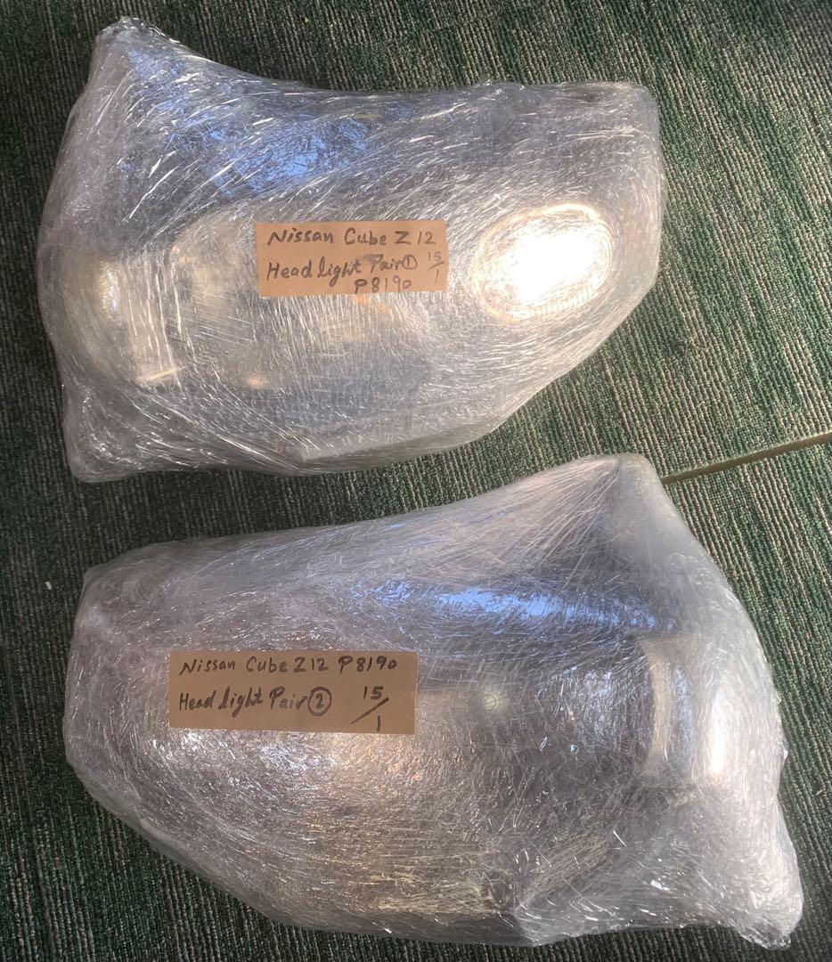 日産 キューブZ12左右ヘッドライト ハロゲンSTANLEY P8190