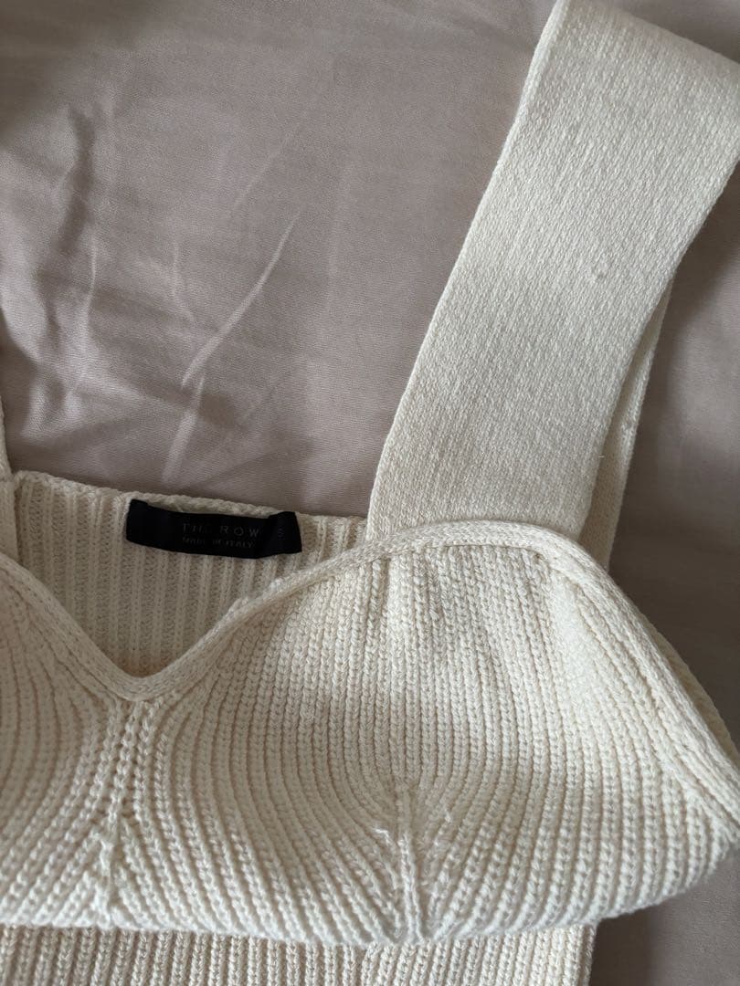 the row ニットキャミソール