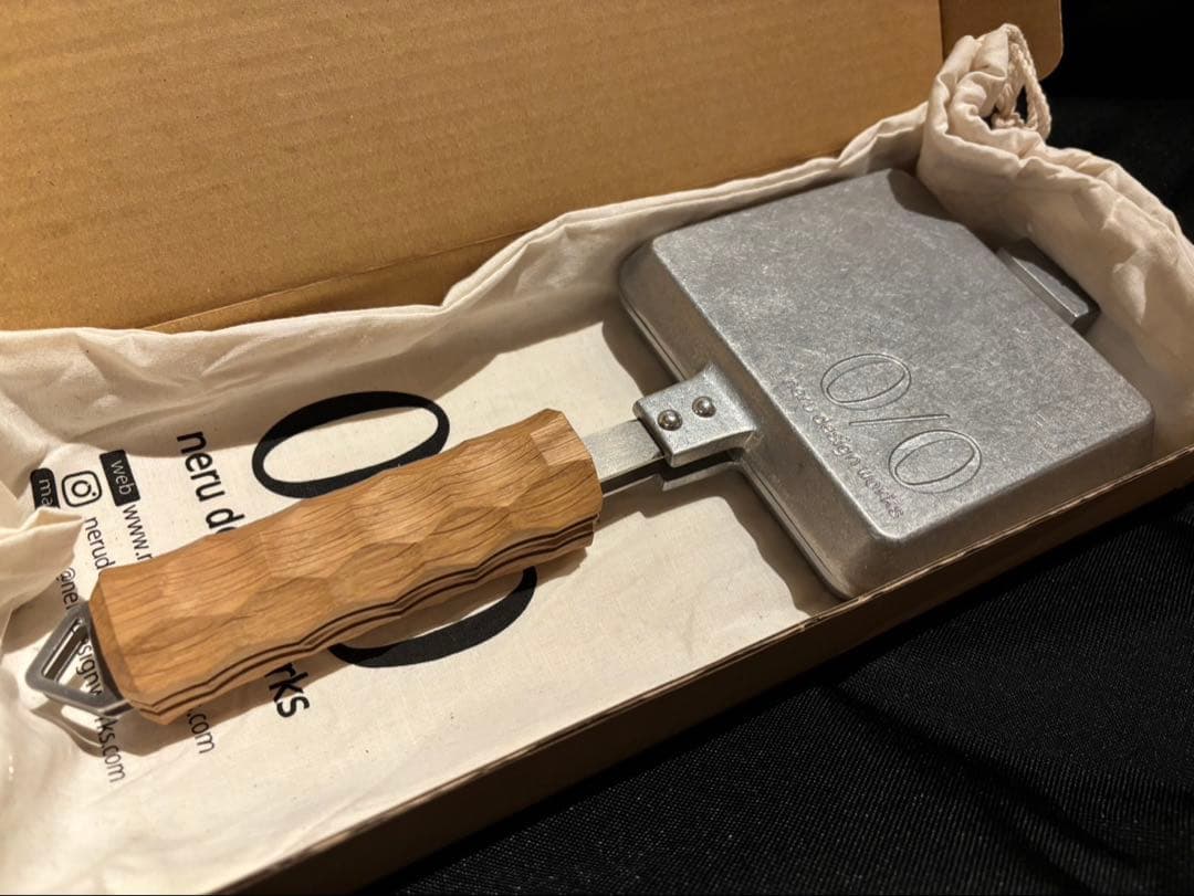 ネルデザインワークス ALCooker 木製グリップ ホットサンドメーカー