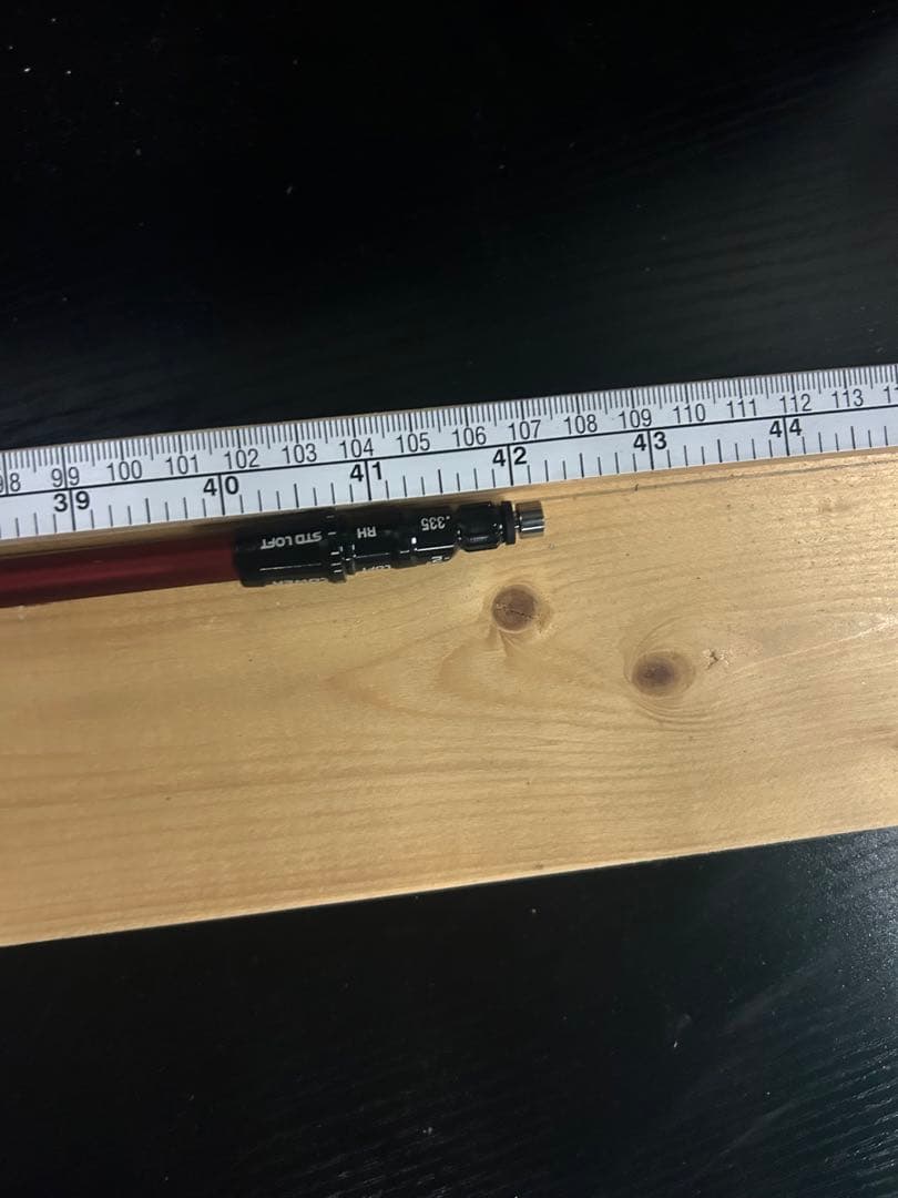 Fujikura ベンタス 24red 6s fwにテーラースリーブ