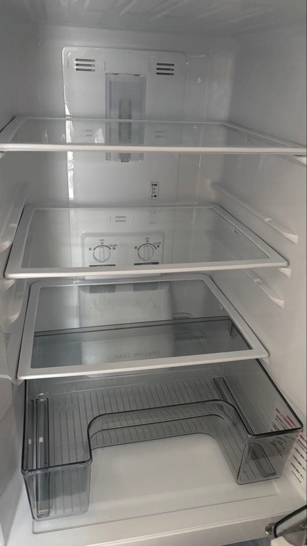 【きく】MR-P15J-H ブラック 冷蔵庫