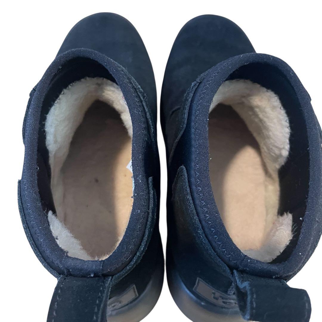 UGG サイドゴア　ブーツ　厚底　ブラック　25