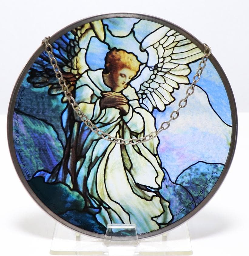 ティファニー ルーテル教会 ヴィンテージ ステンドグラス 祈りの天使 トロント