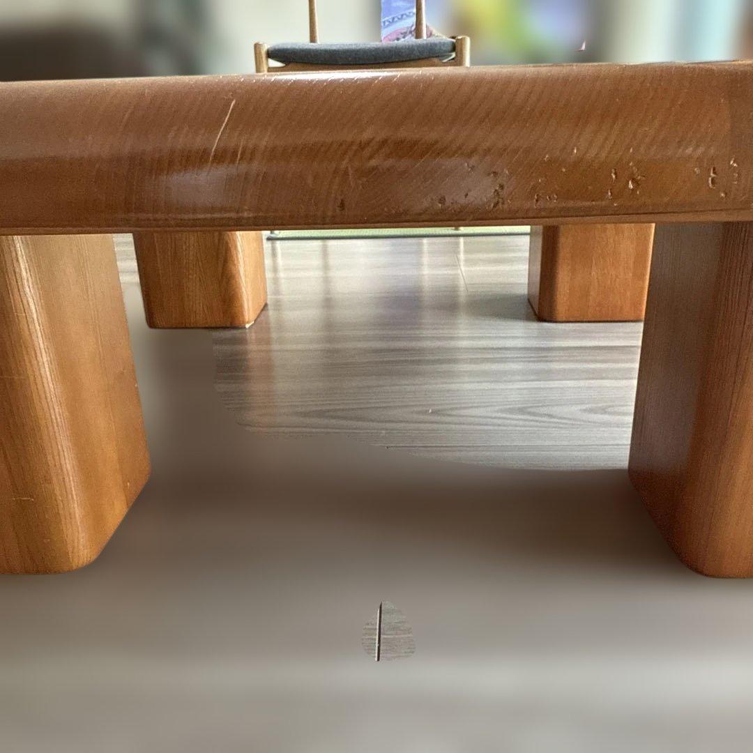 カリモク　大円卓　座卓　円卓　ちゃぶ台　テーブル　リビングテーブル　座敷テーブル