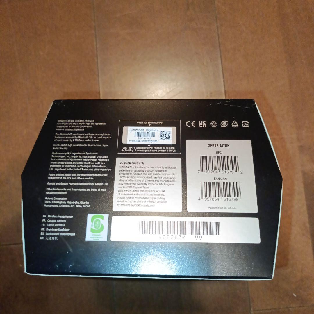 ヘッドホン V-MODA Crossfade 3 Wireless XFBT3-MTBK