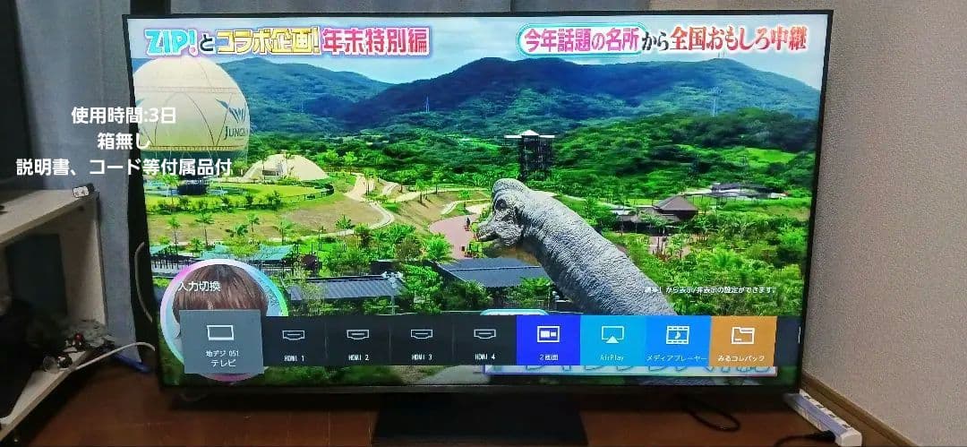 (ほぼ新品)2025年製 REGZA 4K MiniLED 55インチテレビ