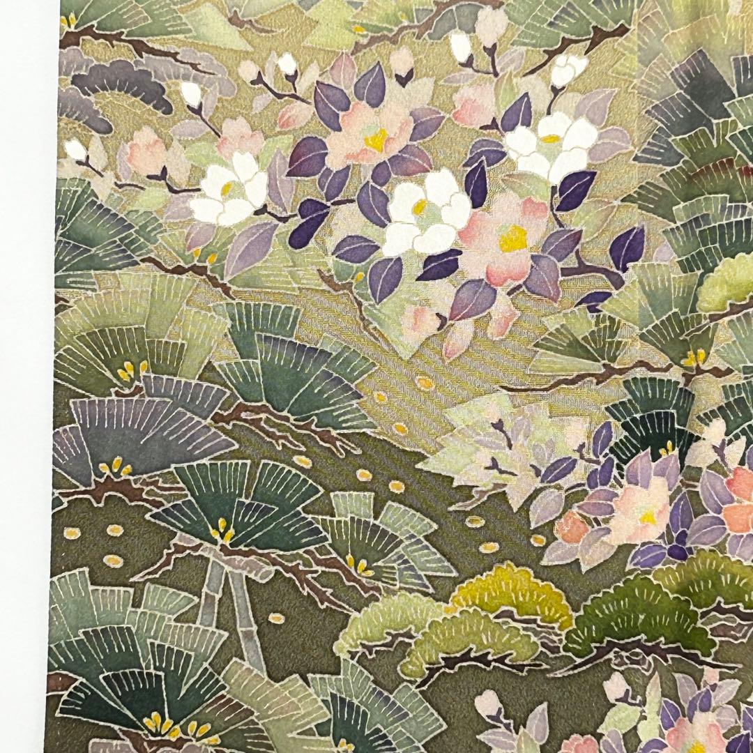 【625】加賀友禅作家「北田弓子」落款入り 黒留袖