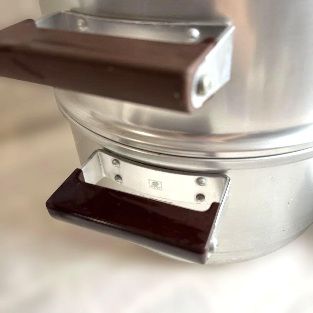 【展示未使用】蒸し鍋　ホクセイ　アルミ ジェットスチーマ　蒸し器 深鍋 28cm