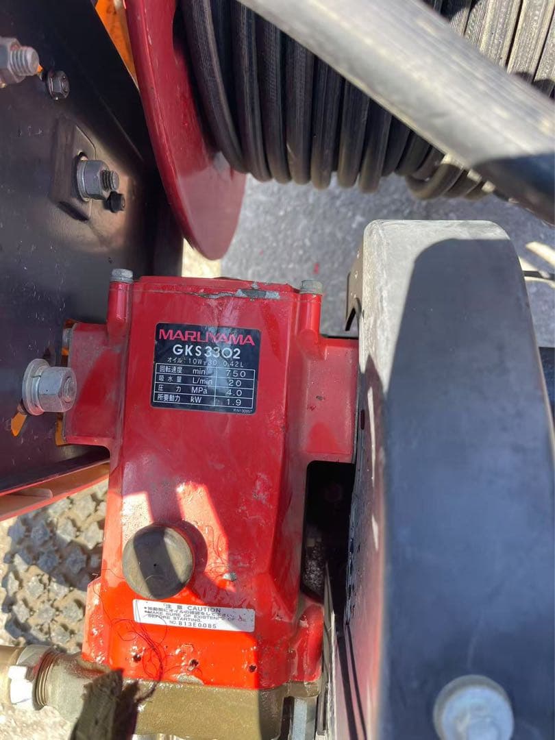 丸山　中古　自走式セット動噴 GKSL3302