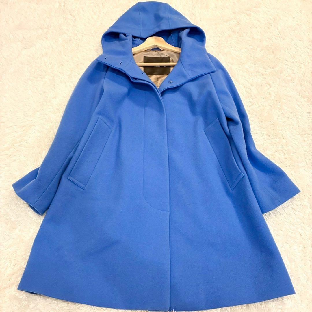 マッキントッシュ ロンドン ウールコート　長袖 美品 超希少 ブルー　青　36