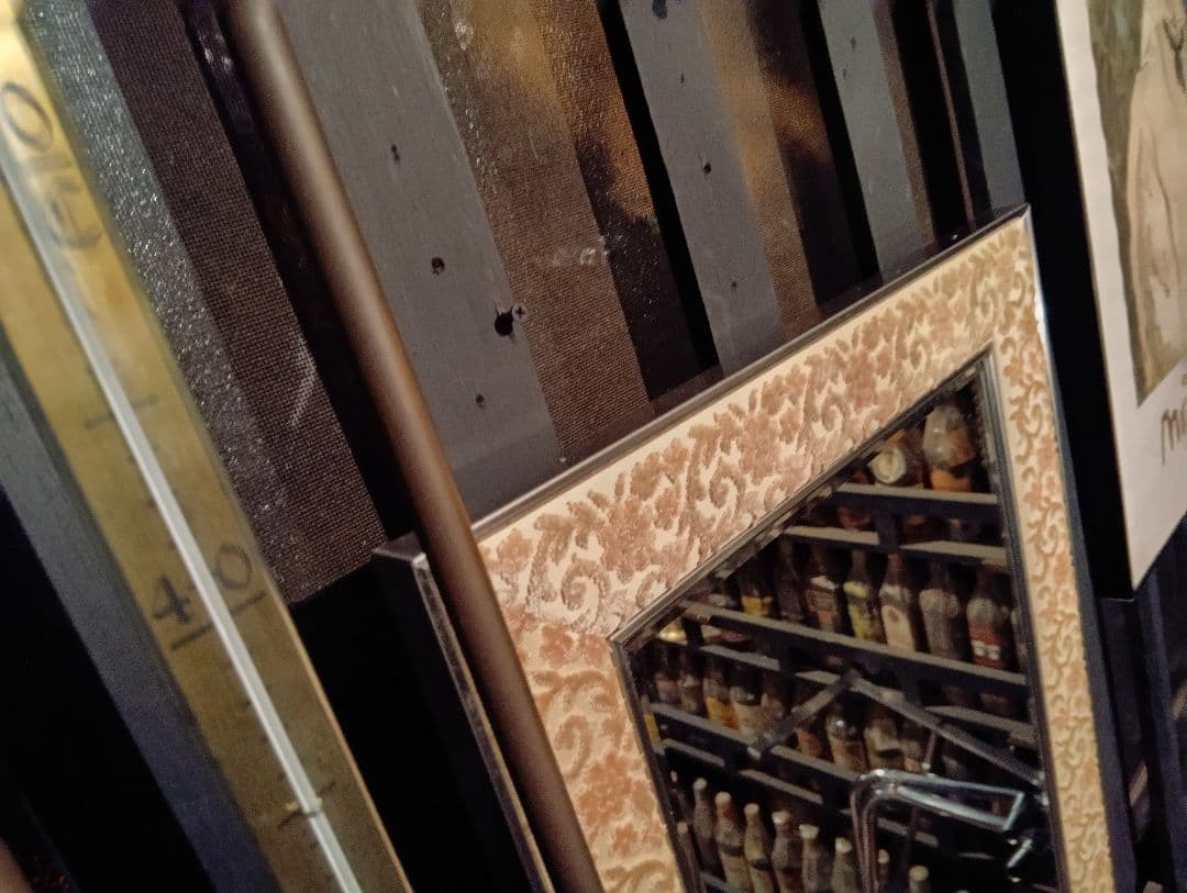 希少★資生堂 SHISEIDO 鏡 壁掛けミラー 昭和レトロ 花椿会 ノベルティ