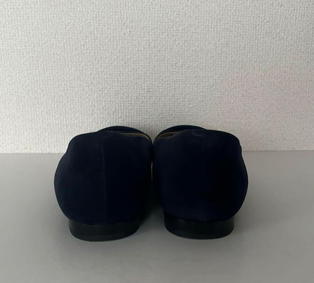 PELLICO FIBBIA ネイビー フラットシューズ