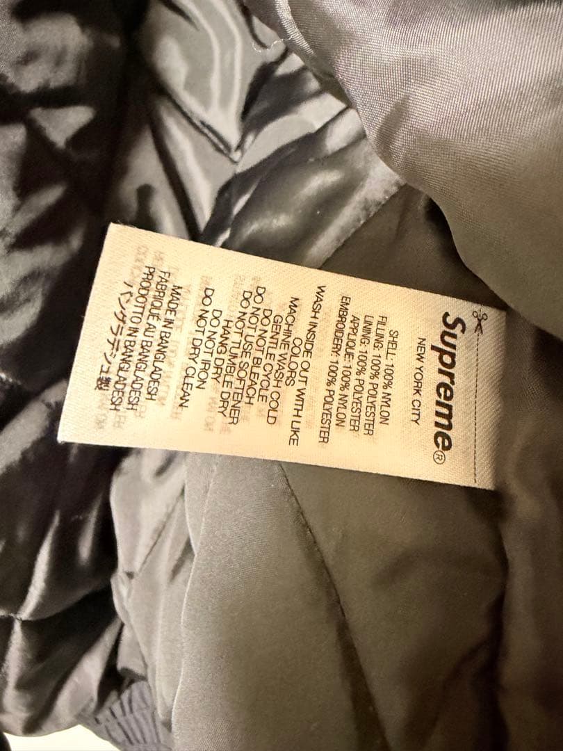 ジャケット・アウター Supreme x ANTIHERO Stadium Jacket Black