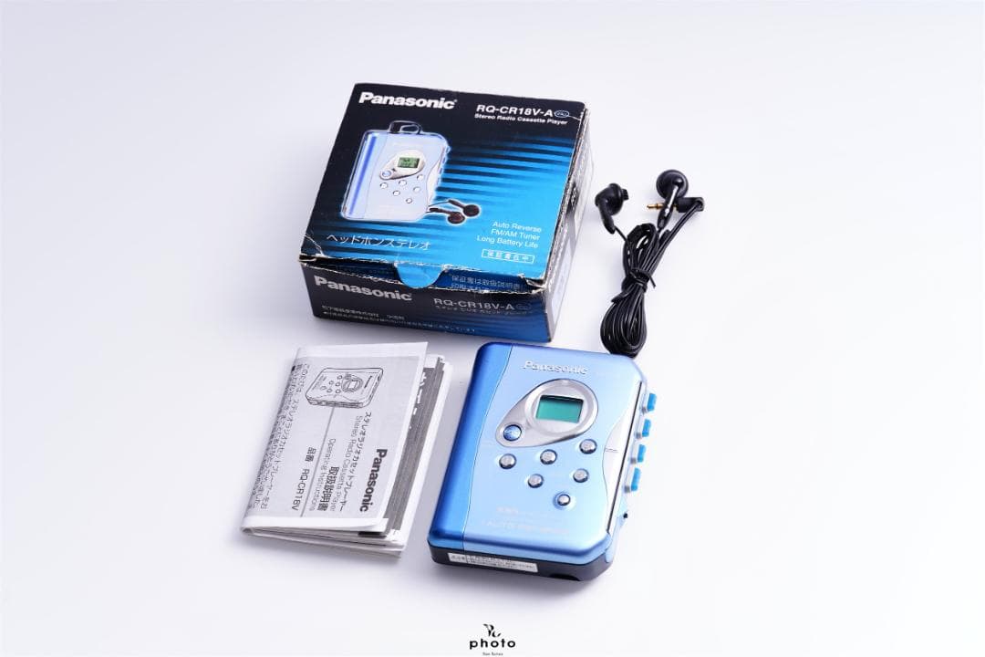 Panasonic FM/AM カセットプレーヤー RQ-CR18V-A