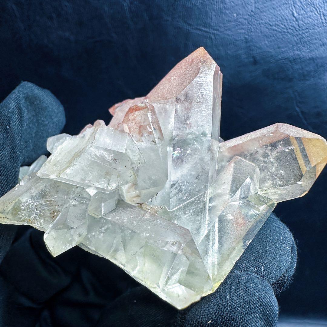 希少❗️高品質❗️超綺麗☆ピンク♡ヒマラヤ水晶 クラスターレインボー天然石A1376