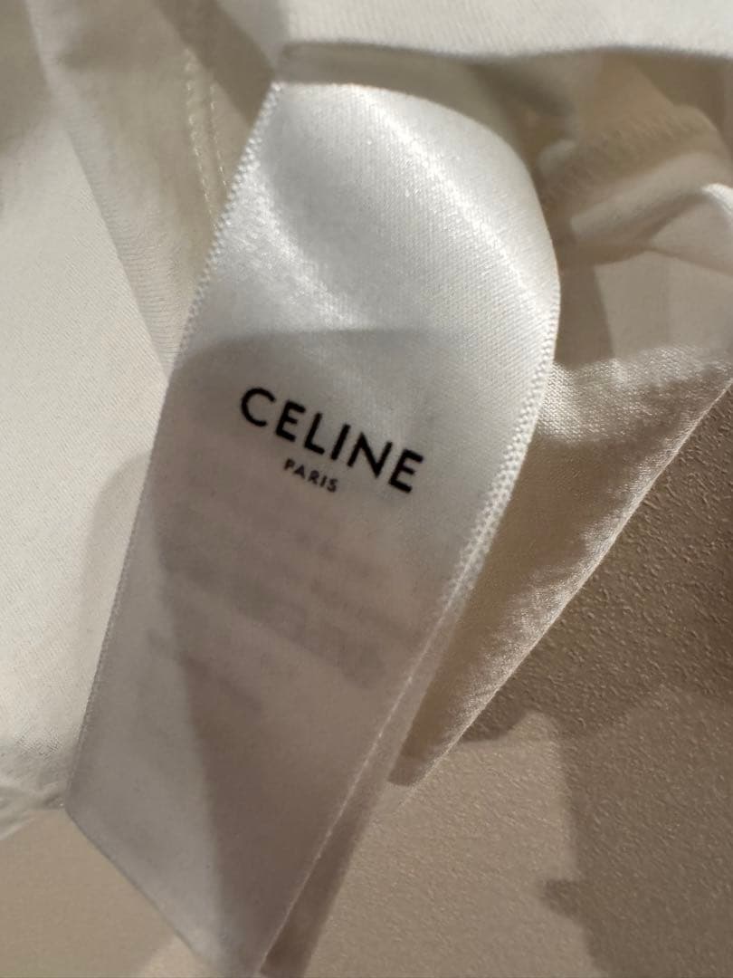 CELINE ホワイト キャミソール