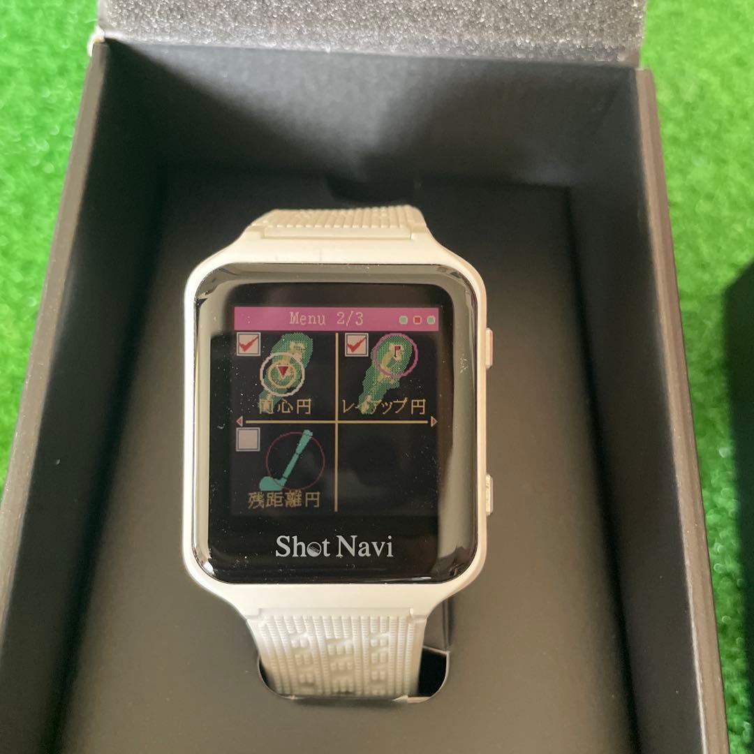 Shot Navi AIR(ショットナビ) ホワイト タッチパネル