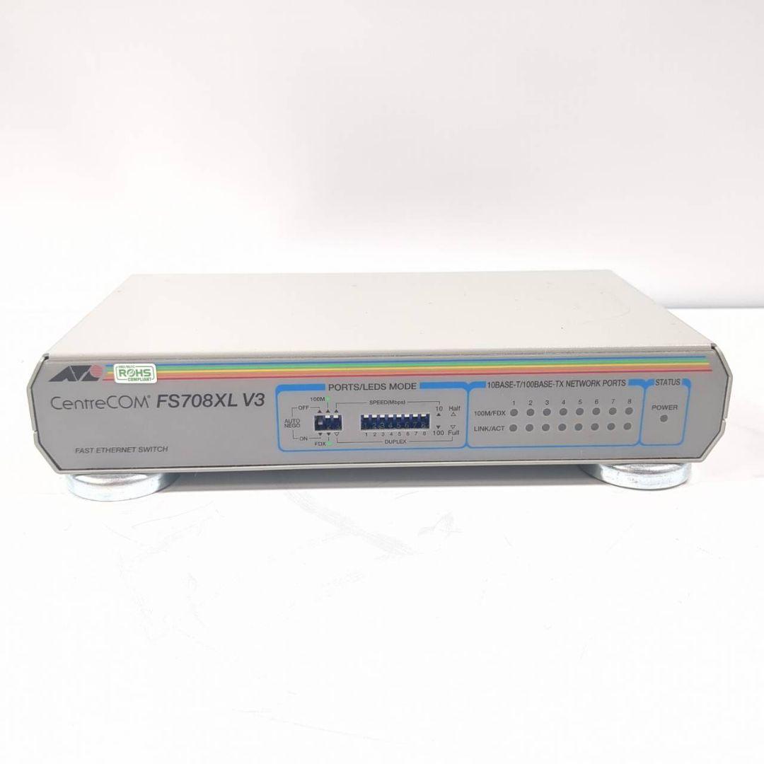 ルーター・ネットワーク機器 Allied Telesis FS708XL V3 FS716TX V3