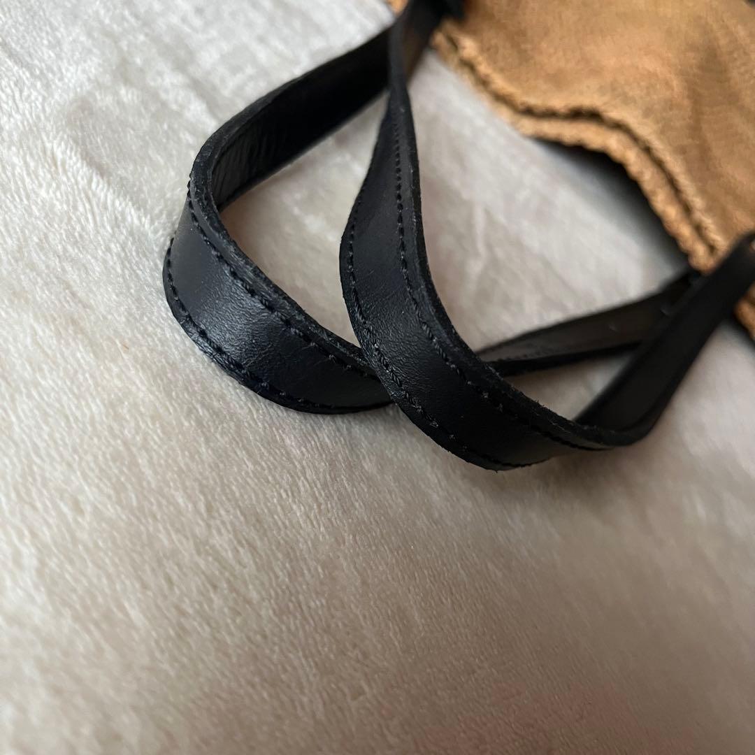 美品希少⭐︎サンアルシデ 持ち手レザーベルト　ラフィアトートバッグ