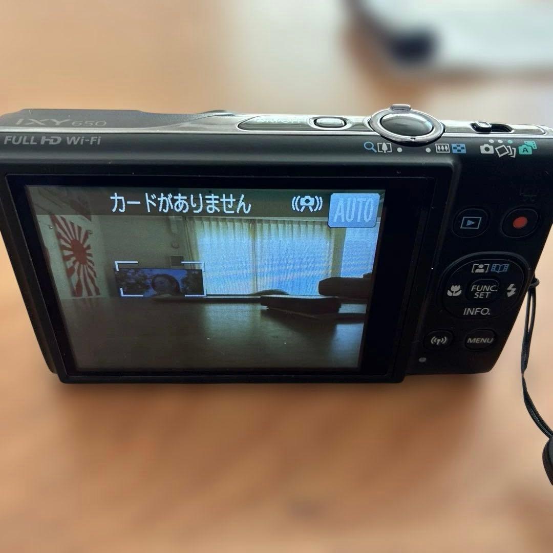 デジカメ　IXY 650 Canon 黒　64GB SDカード付き