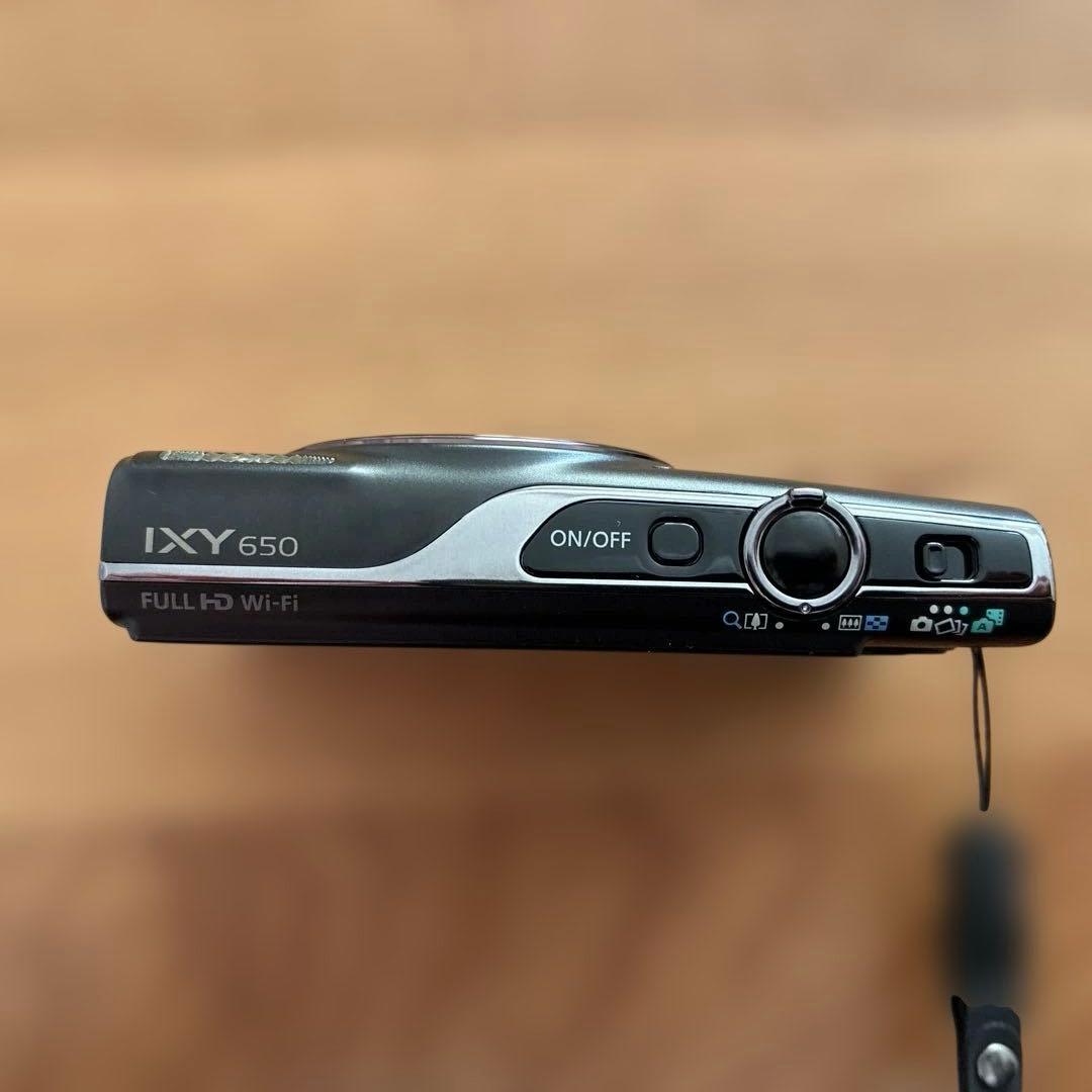 デジカメ　IXY 650 Canon 黒　64GB SDカード付き