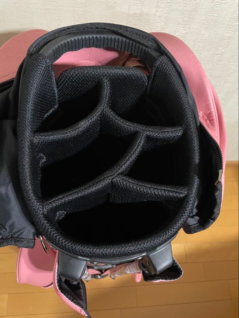 PEARLY GATES キャディバッグ 89 ピンクとヘッドカバー4個