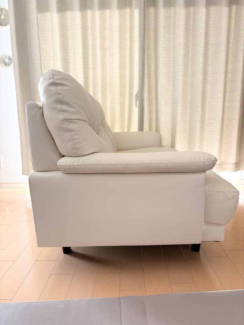 ※最終値下※【11/12まで】ニトリ2人掛けソファ NシールドIV アイボリー