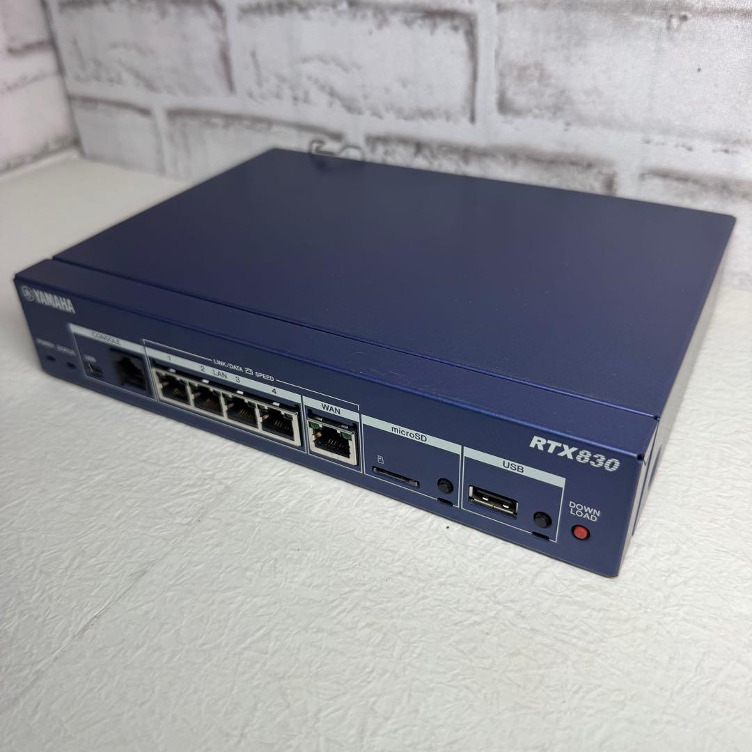 【極美品・初期化済み】YAMAHA RTX830 VPNルーター