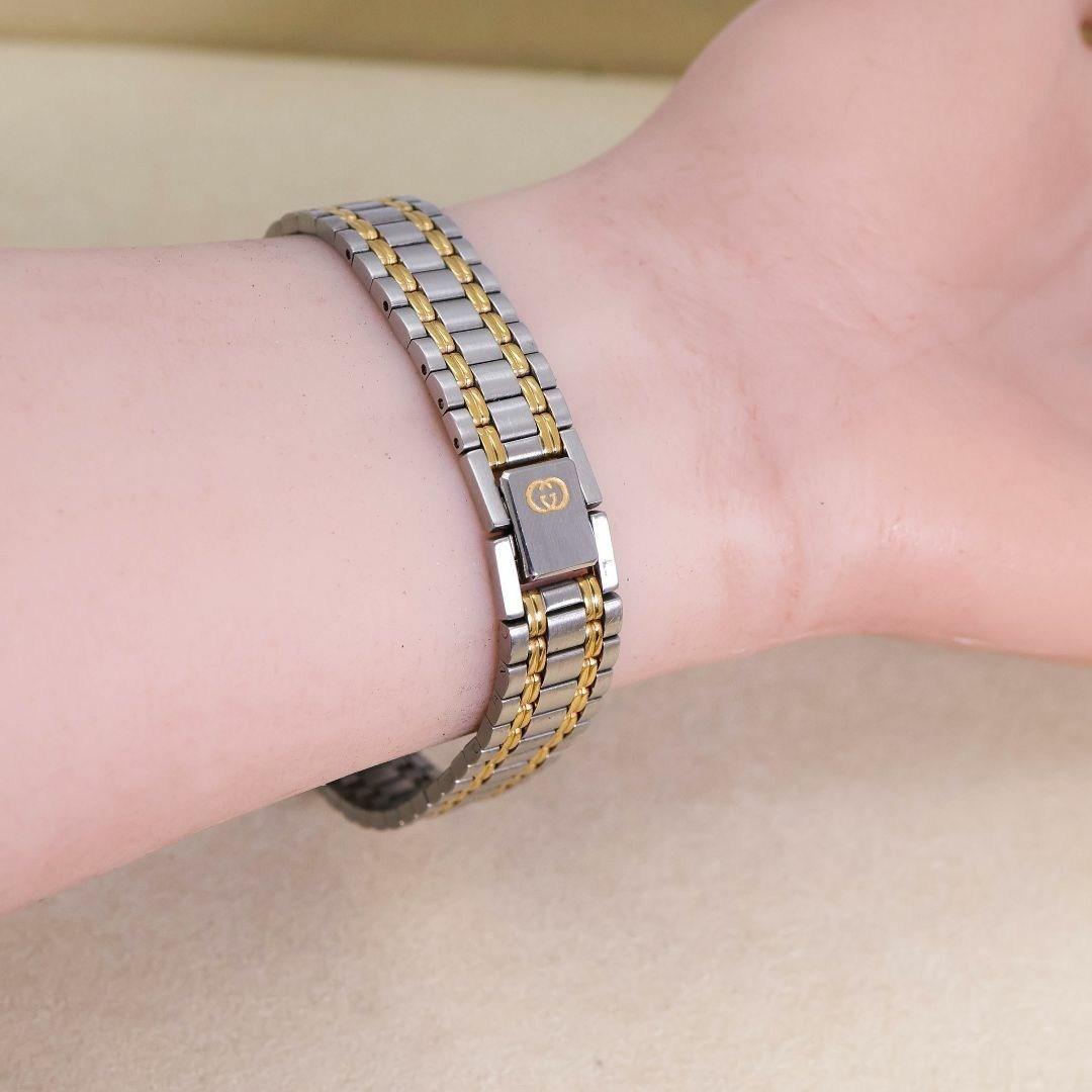 稼働 GUCCI 腕時計 9000L コンビカラー ヴィンテージ 2241