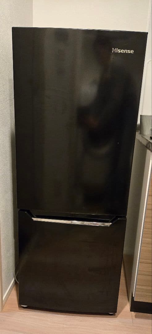 【送料込】ハイセンス　HR-D15CB 冷蔵庫 パールブラック /150L