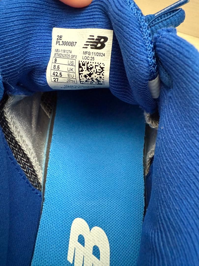 【未使用】New Balance 3000v7 2E ポイントスパイク　野球