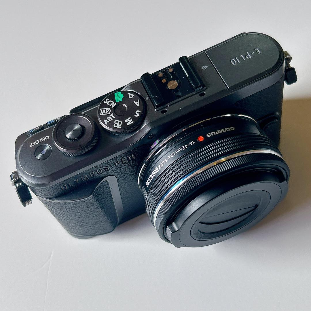 【OLYMPUS E-PL10 ミラーレス一眼カメラ　ブラック】スマホ転送