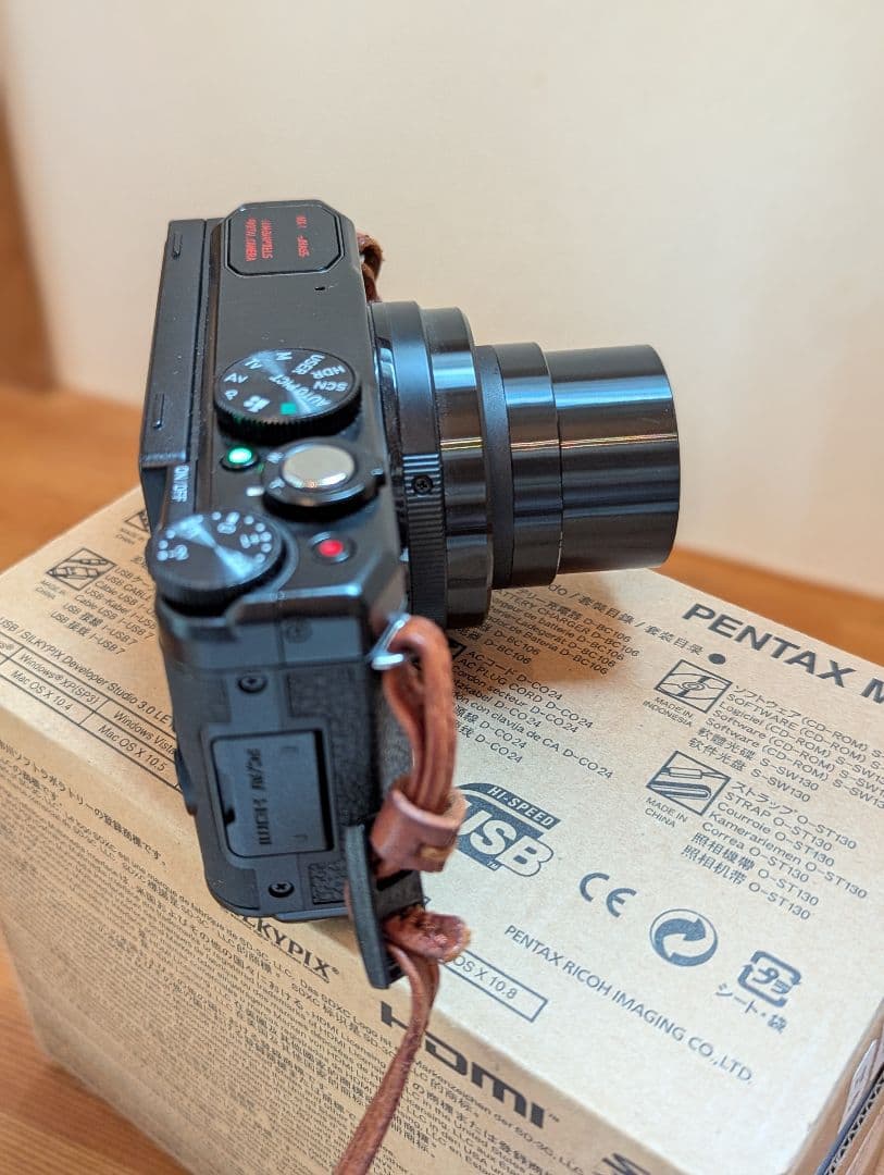 PENTAX MX-1 クラシックブラック デジタルカメラ 稼動 美品 中古