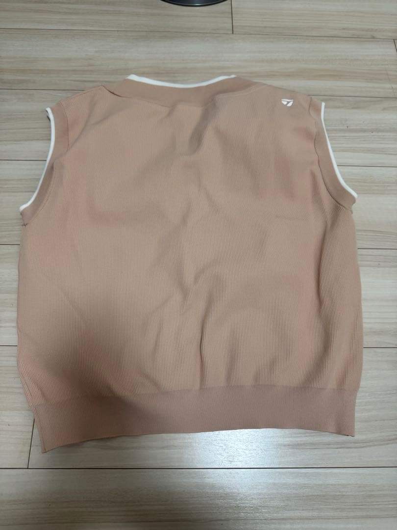 TaylorMade レディース Vネックベスト Sサイズ ライトピンク