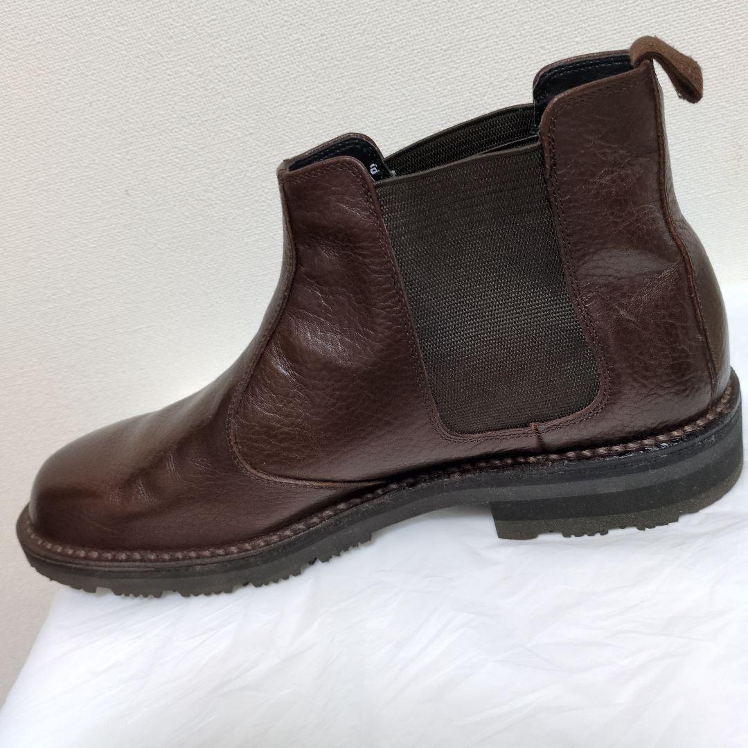 ブラウン サイドゴアブーツ 283サイズ