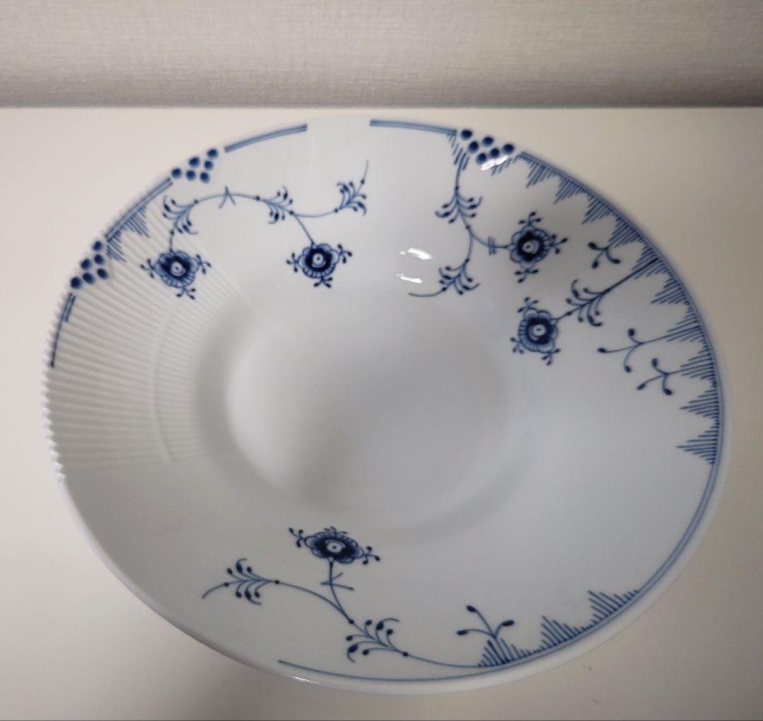 【美品】ロイヤルコペンハーゲン ブルーエレメンツ ディーププレート 25cm