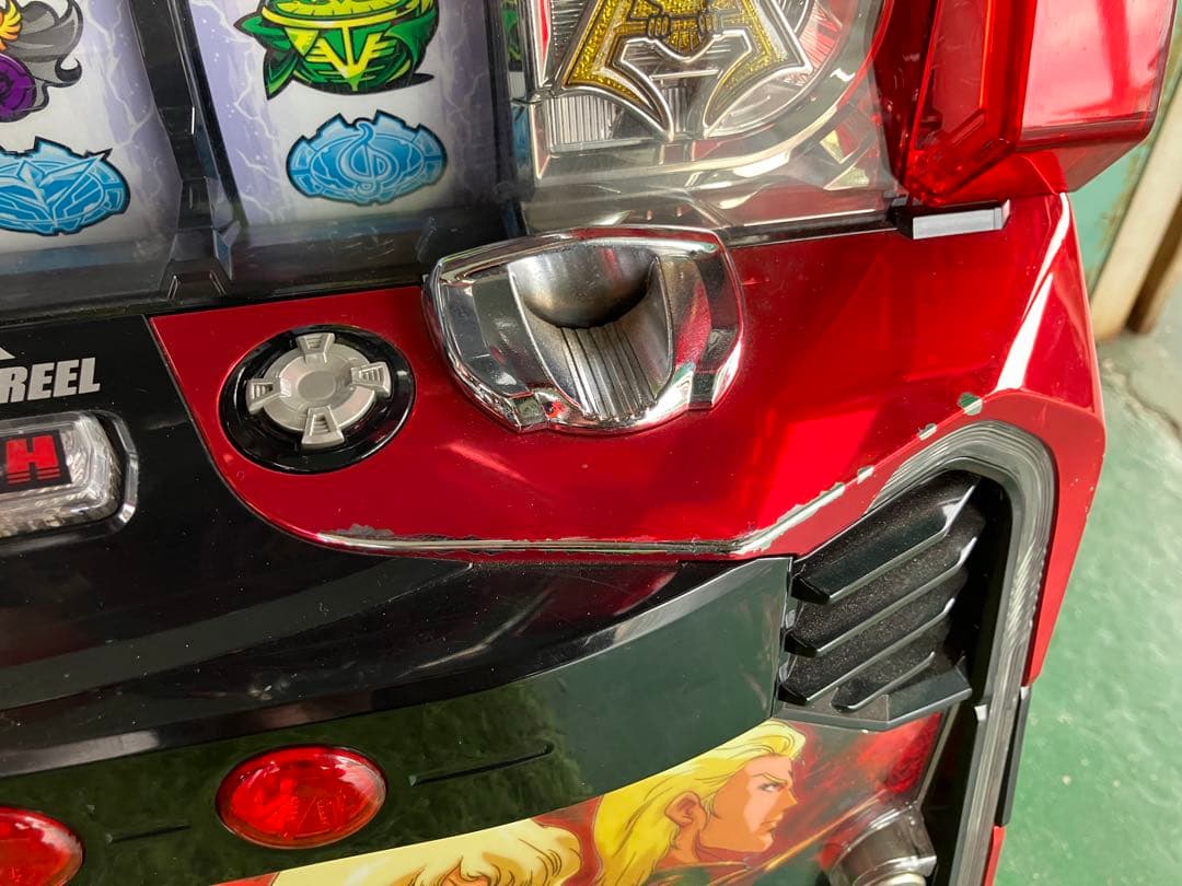 まー　　スロット　ガンダム　シャア専用パチスロ　逆襲の赤い彗星　　実機