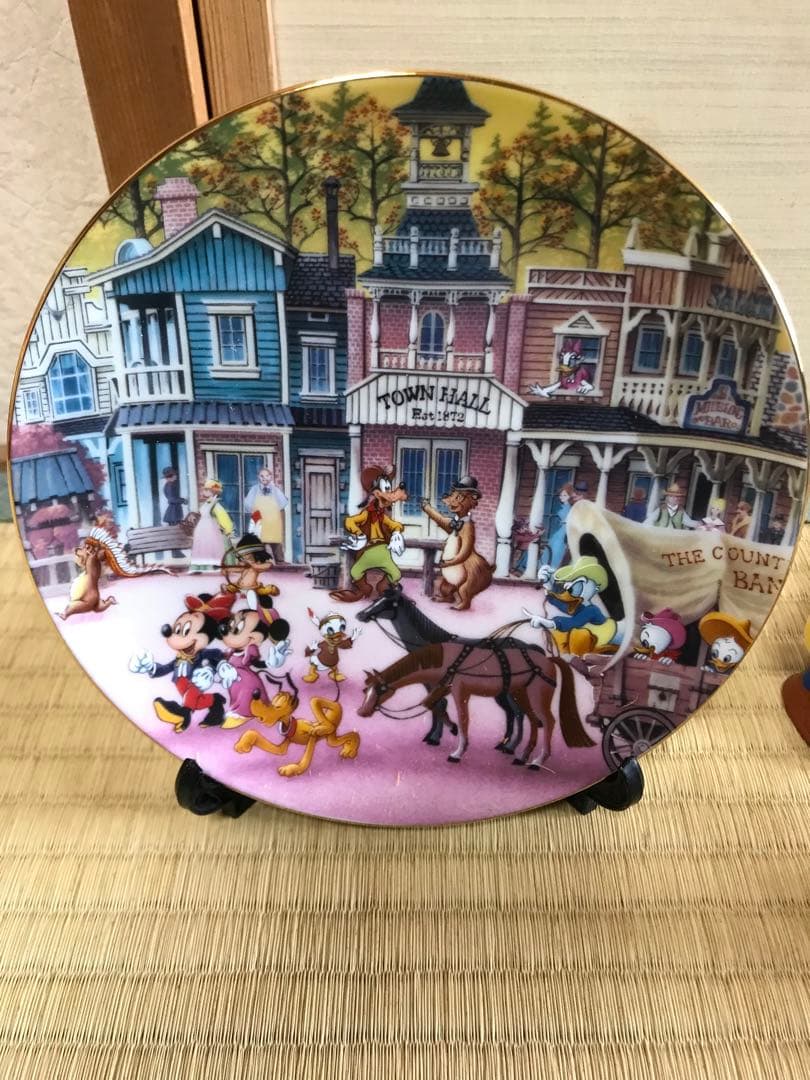 昭和レトロ  ミッキー ミニーディズニー 置物 飾り 写真立て