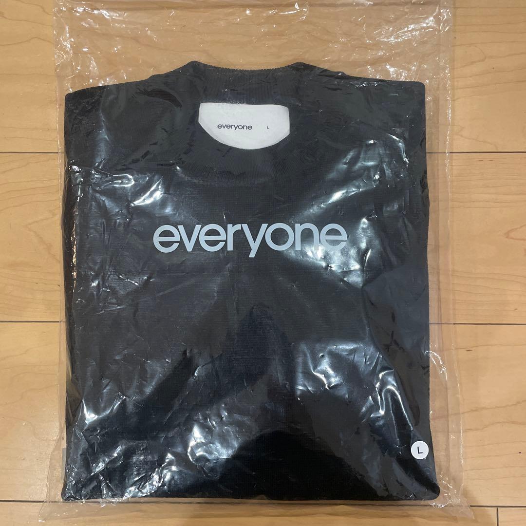 トップス everyone milano rib knit crew sweater