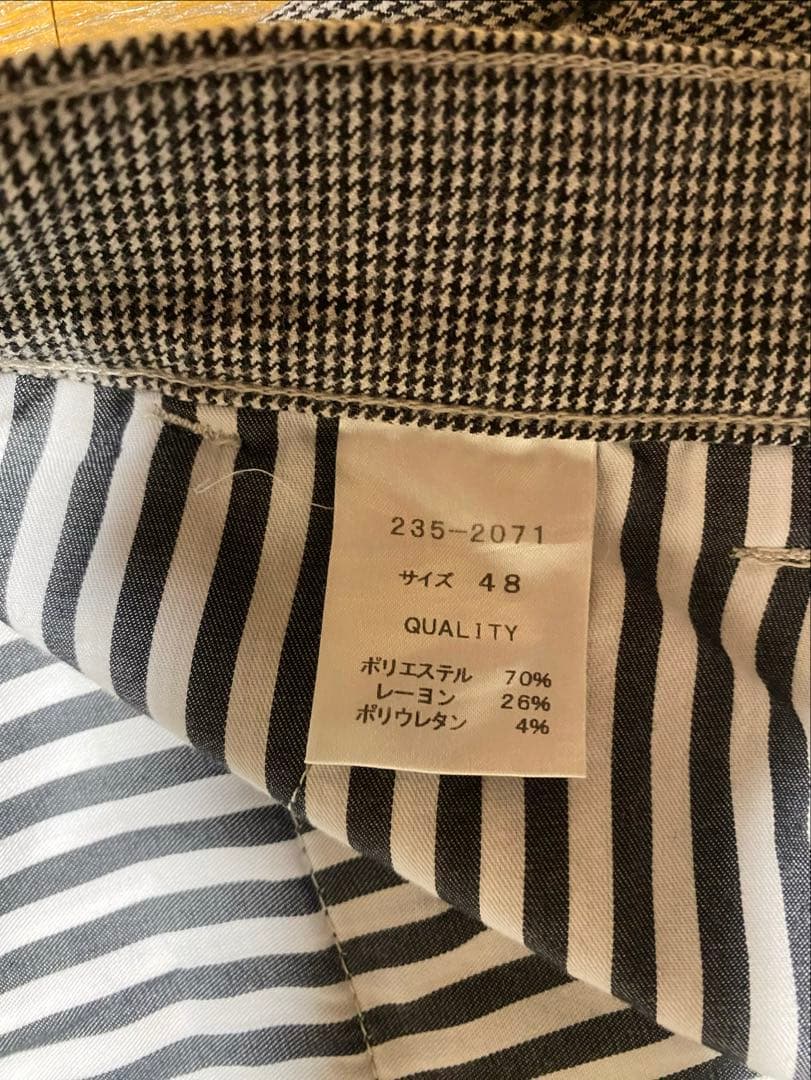 ゴルフ ビアンネロ ラウラフェリーチェ 千鳥格子柄パンツ ストレッチ