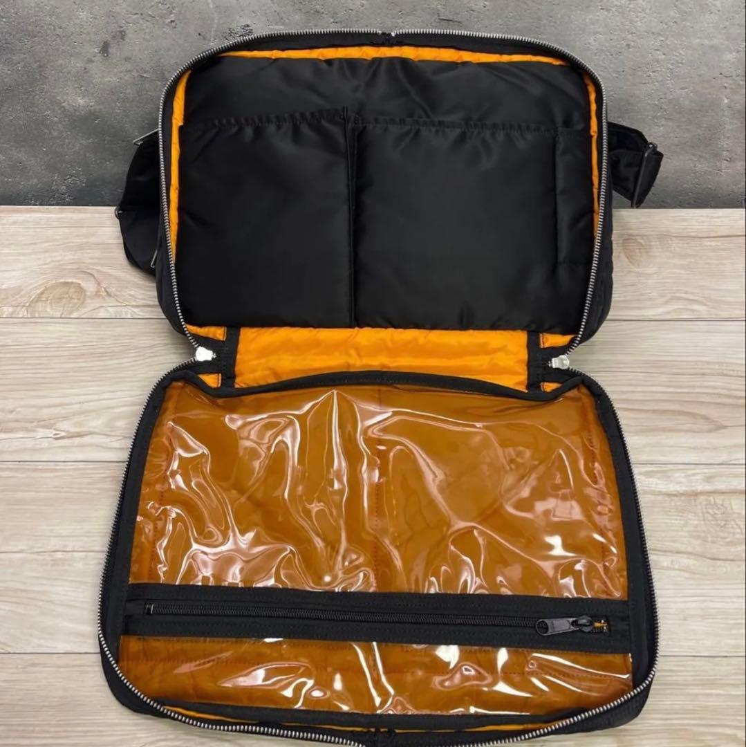 PORTER 2層式 タンカー ショルダーバッグ XL ブラック