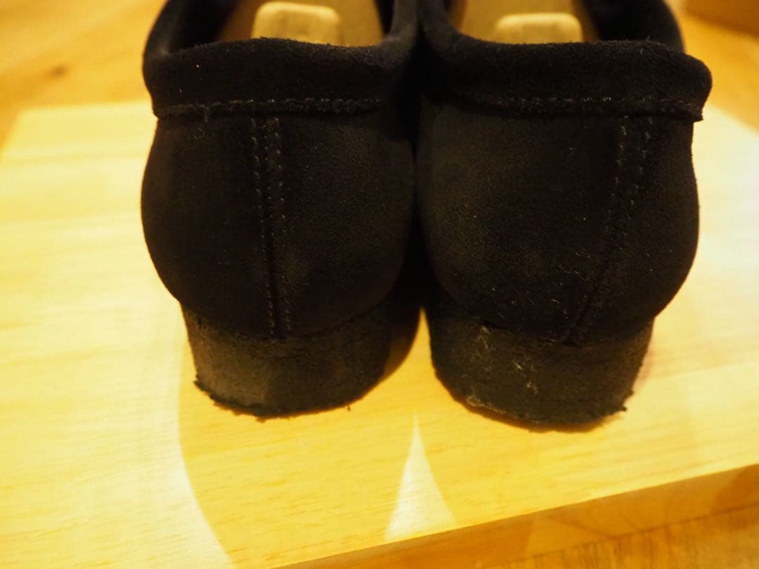 【着用1回美品】クラークス ワラビー ブラック 8 スエード ブーツ