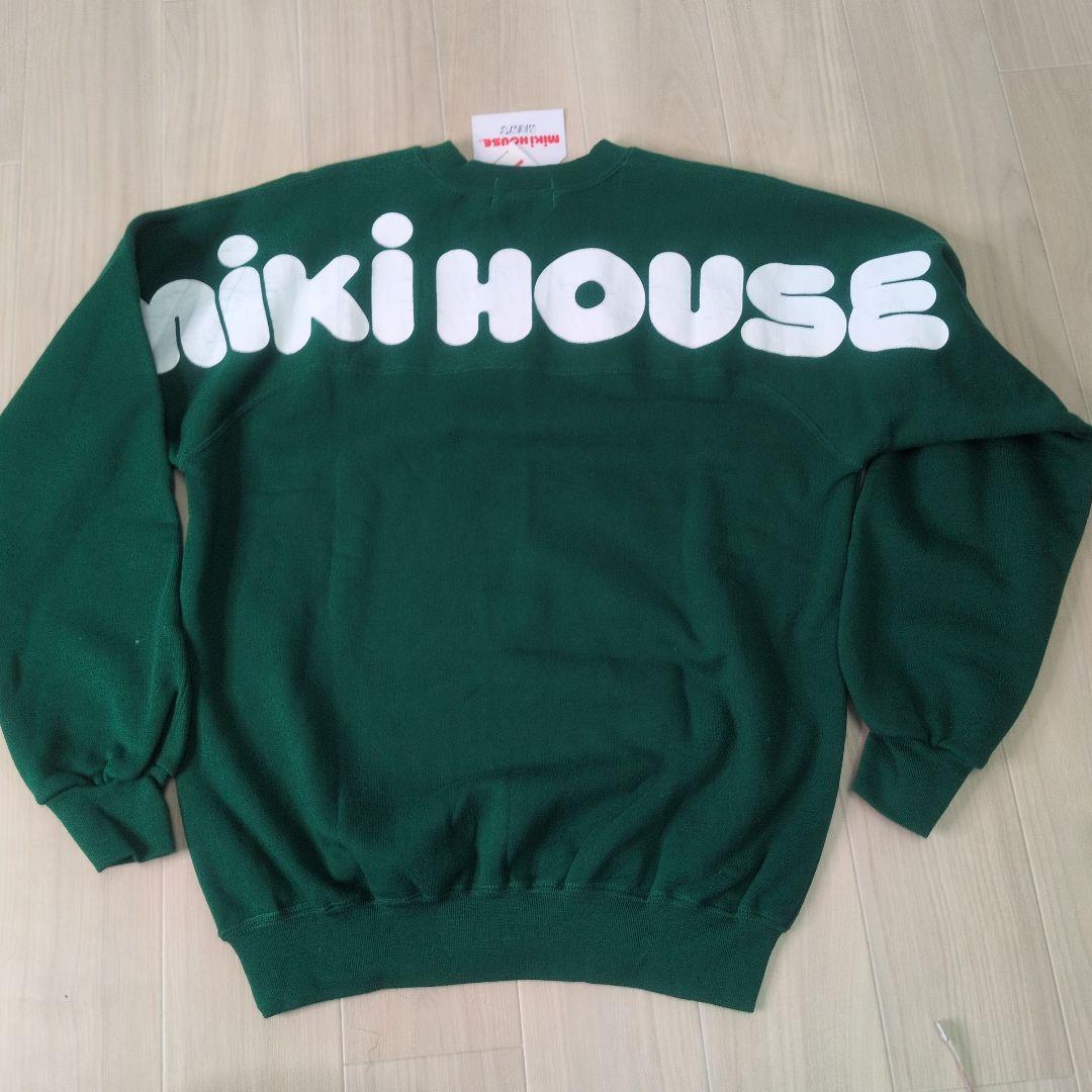希少　90s MIKI HOUSE ミキハウス アーチロゴ スウェット　メンズМ